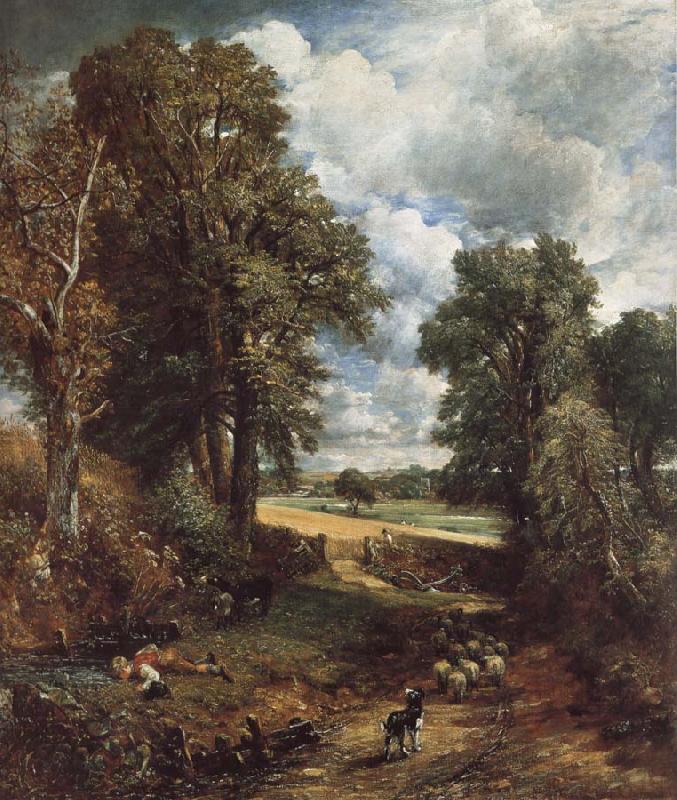 John Constable The Cornfield